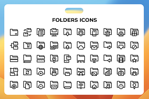 Folders Icons, an Icon by Wencory