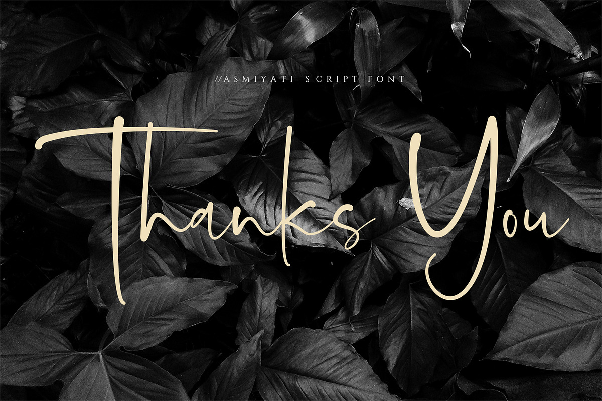 Asmiyati | A Luxury Script Font preview 7