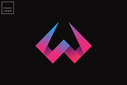 Letter W Logo, a Branding & Logo Template by exe design (Thumbnail 1 of 2)
