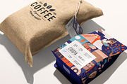 Coffee Bag Mockup Set, a Product Mockup by creatsy5 (Thumbnail 9 of 15)