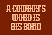 True Story - Western Slab Serif, a Slab Serif Font by Pian45 Studio (Thumbnail 3 of 8)
