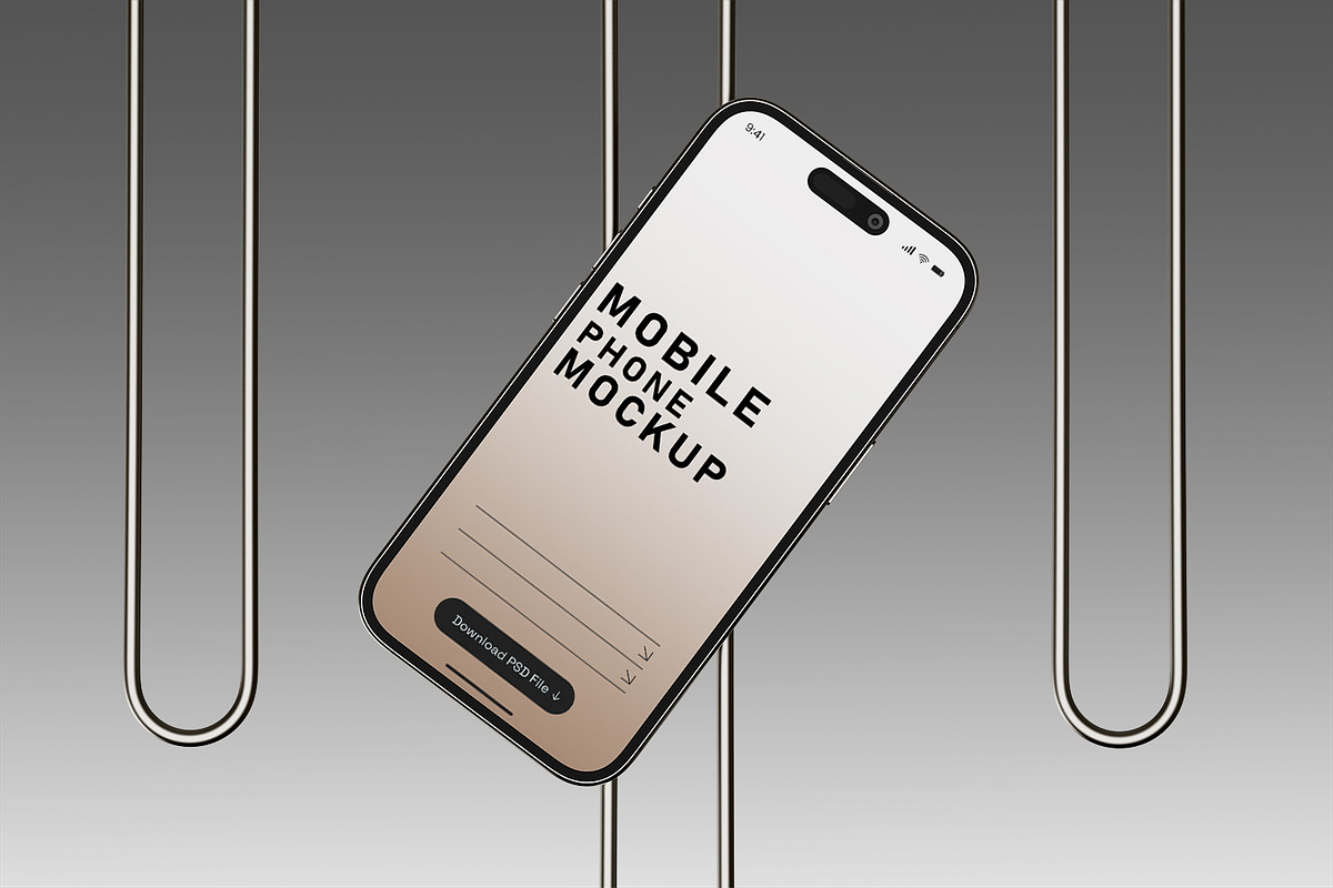 iPhone 16 Pro Mockup Set, an iPhone Mockup by pixelmock (Photo 10 of 14)