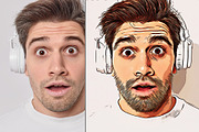 Cartoonic Photoshop Effect, an Action Add-On by DesignCave (Thumbnail 5 of 5)