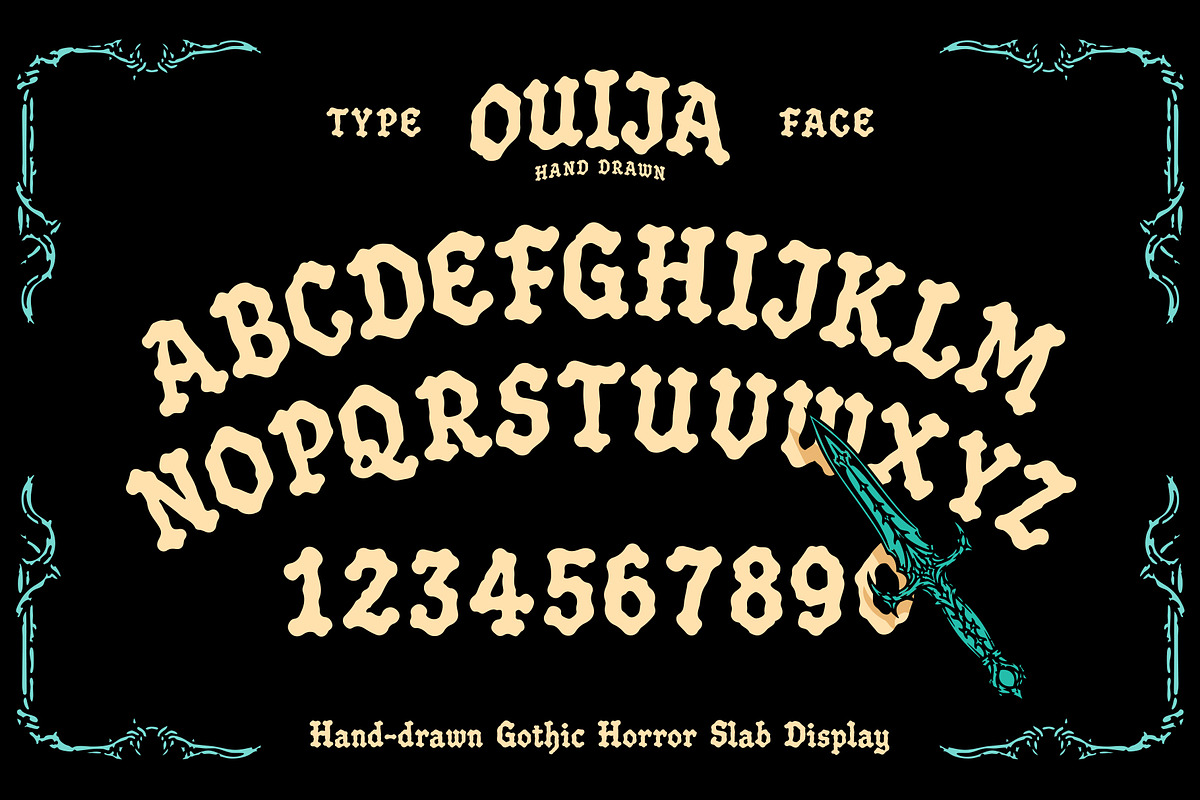 KSP Ouija Gothic, a Blackletter Font by letrasdegs (Photo 3 of 5)