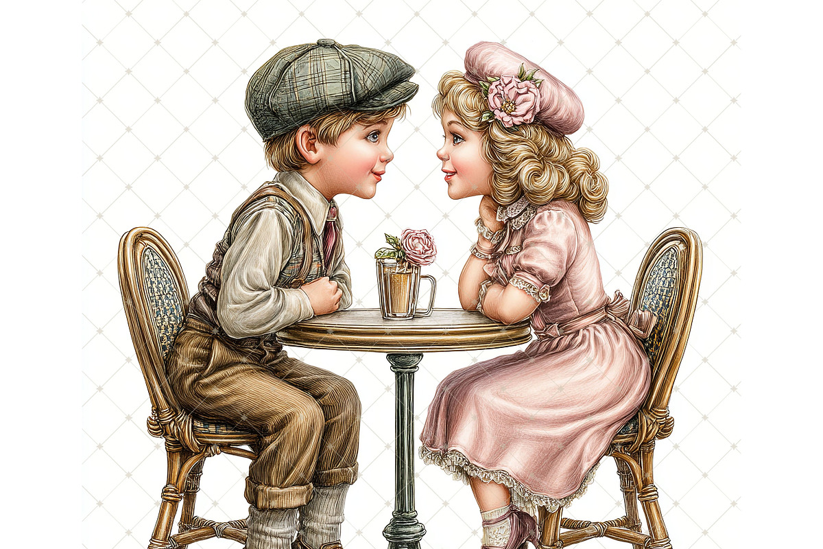 Romance Time Clipart JPG, a Person Illustration by Memories By Lea (Photo 8 of 20)