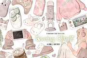 Clean Girl Gaming Clipart PNG, a Technology Illustration by Lenninator Digital (Thumbnail 1 of 8)
