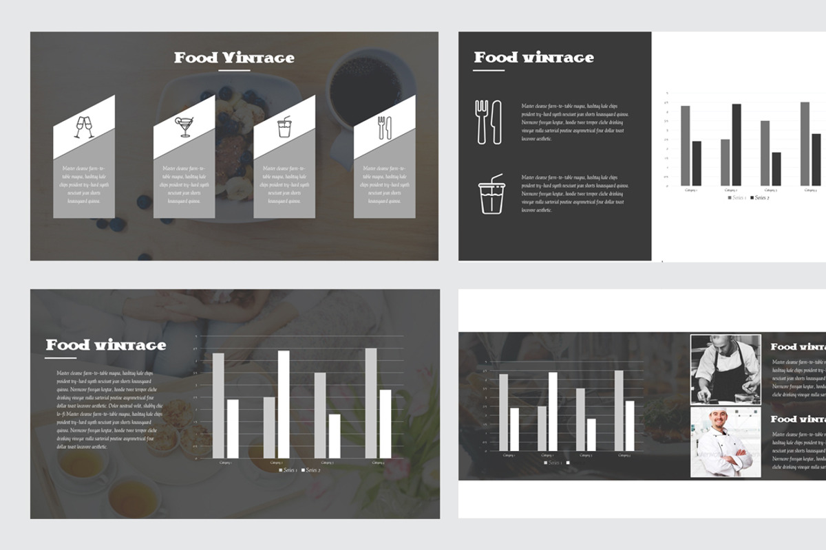 Food Vintage Powerpoint Template, a Presentation Template by ZAAS (Photo 9 of 13)