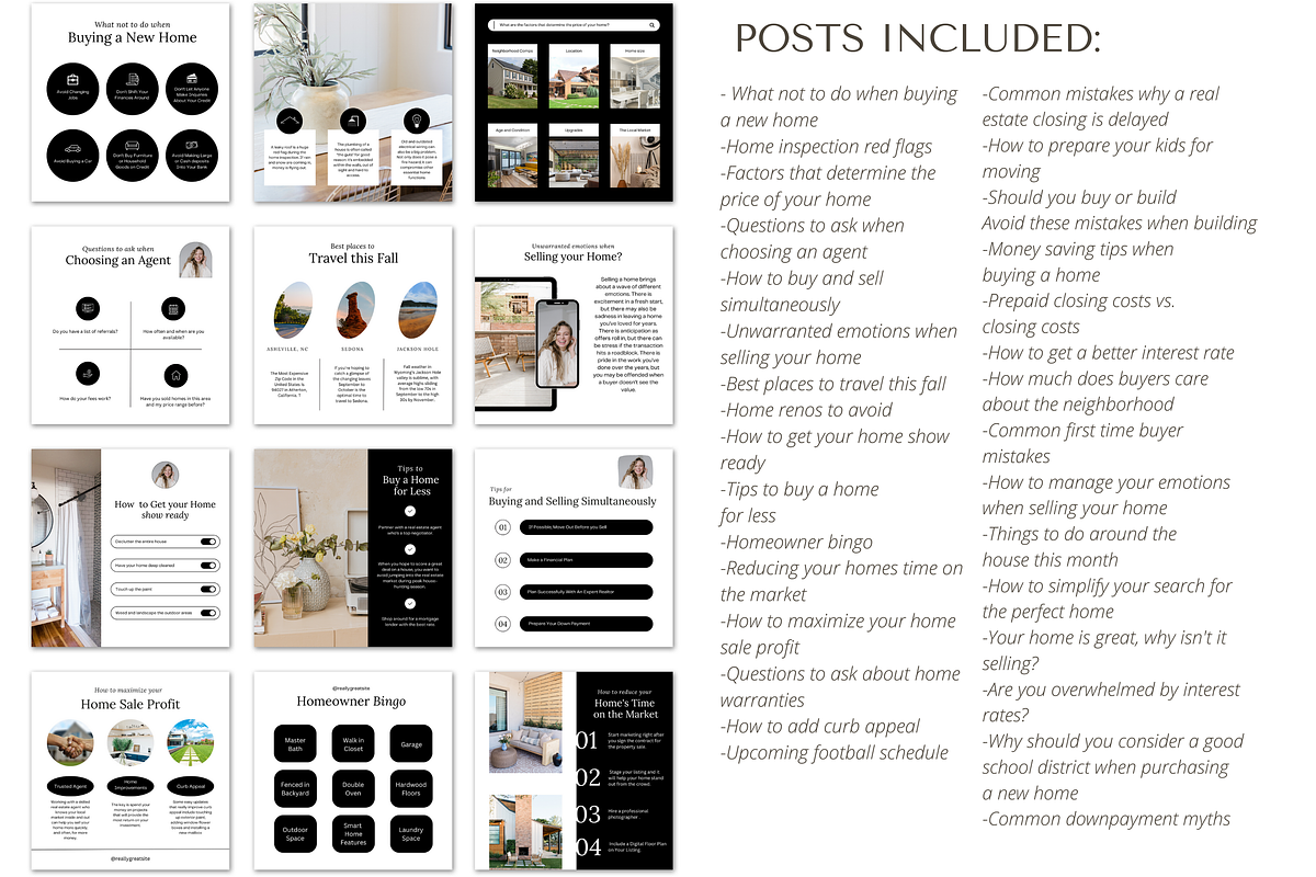 August Realtor Social Media Posts, a Social Media Template by Marketing Templates Co. (Photo 5 of 9)