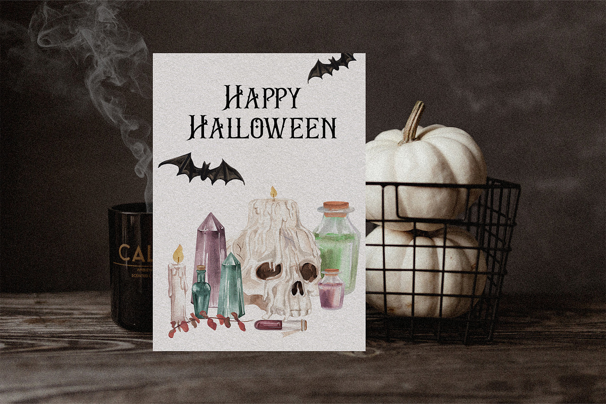 Glam Halloween Season of the Witch, a Seasonal Illustration by Catch the Dream Art (Photo 10 of 10)