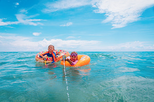 Kids play on beach stock photo containing kid and child