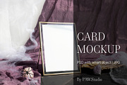 Hallowee Card Mockup 5x7Table Number, an Advertising Mockup by PawMockups (Thumbnail 1 of 10)