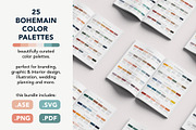 25 Boho Color Palettes, a Palette Add-On by Ellen Carty Design (Thumbnail 3 of 10)