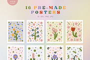 Spring Flowers Vector Collection, an Illustration by viktoriiavk (Thumbnail 4 of 10)