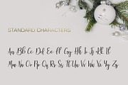 Mistletoe Kisses, a Script Font by Kristy Hatswell (Thumbnail 2 of 9)