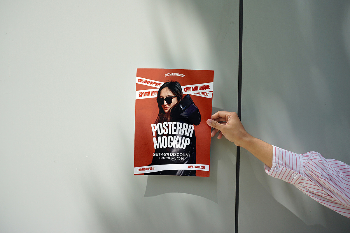 Poster Mockup, an Advertising Mockup by Claymoon Lab (Photo 1 of 4)