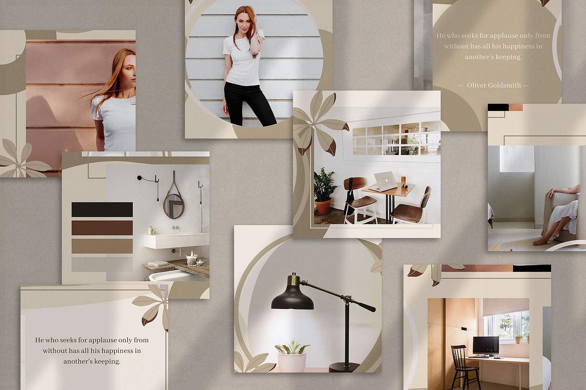 Instagram Puzzle for Canva | Mink, a Social Media Template by Studio Sugoi (Photo 3 of 10)