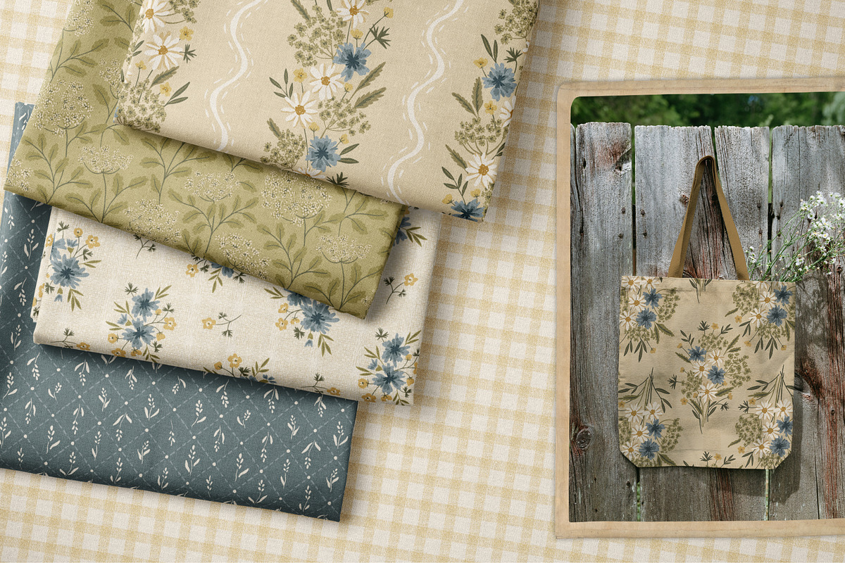 Farmstead Meadow Clipart & Patterns, a Pattern Graphic by PATTERNS etc. (Photo 5 of 12)