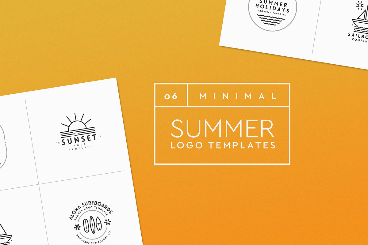 Minimal Summer Logo Templates, a Branding & Logo Template by Easybrandz (Photo 1 of 4)