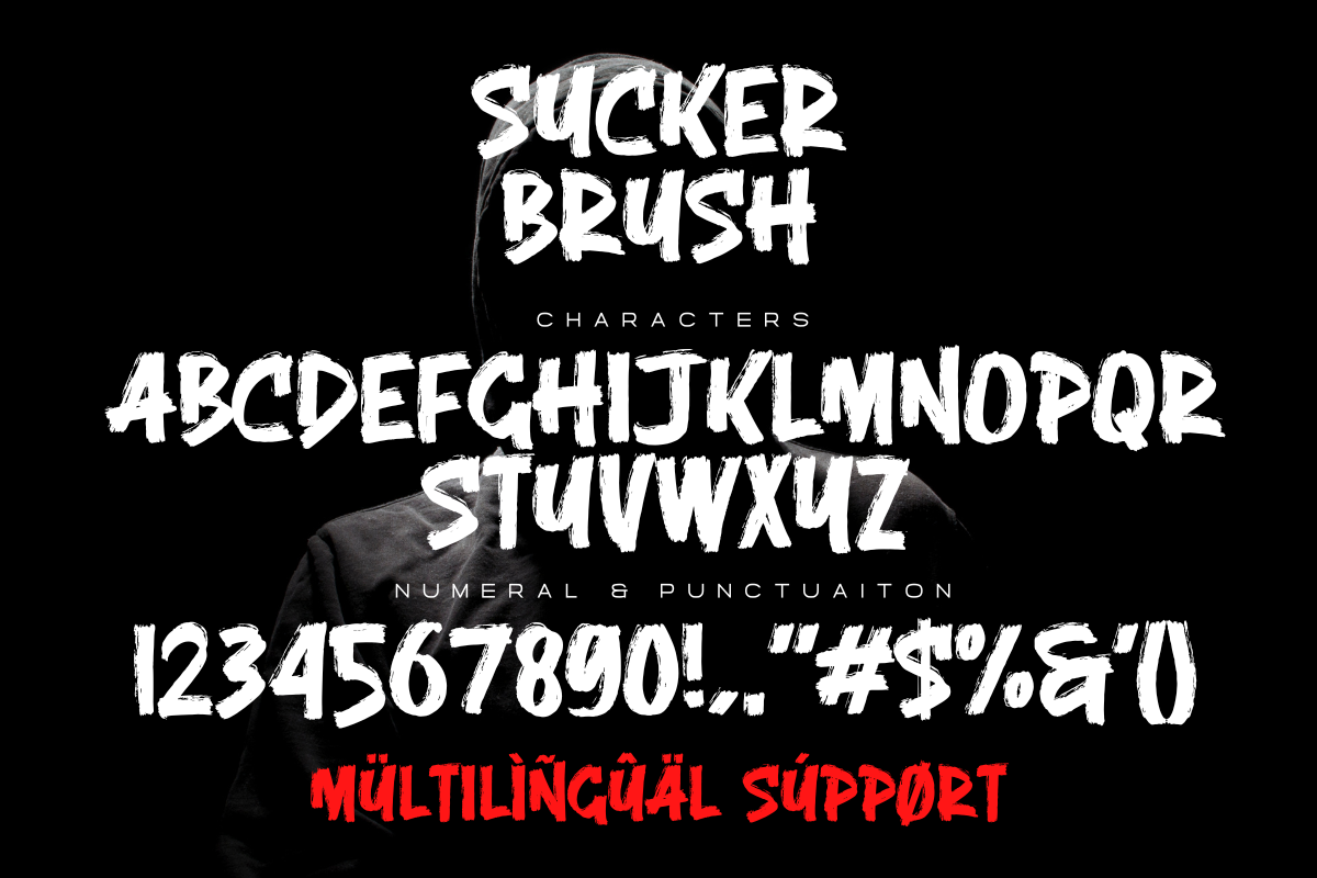 Sucker Brush – Display Brush Font, a Handwritten Font by Fikryal Studio (Photo 14 of 15)