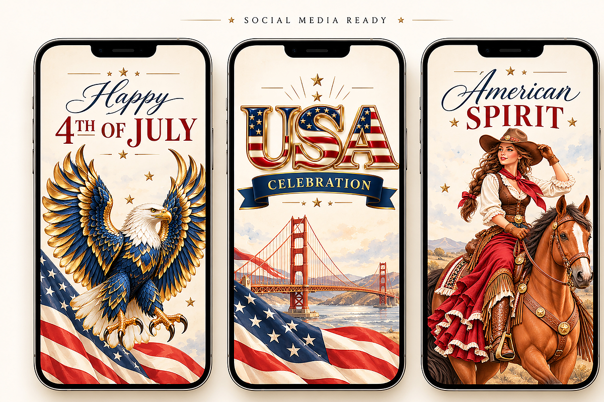 American Spirit – 70 USA Clipart, an Object Illustration by MarisoArt (Photo 6 of 8)