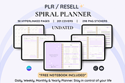 Undated Double-Page Digital Planner, a Templates & Theme by LumusStudio (Thumbnail 1 of 7)