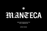 ED Manteca - Combination Typeface, a Sans Serif Font by Emyself Design (Thumbnail 2 of 11)