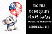 Animals 4th July Clipart PNG, an Illustration by Designking (Thumbnail 4 of 5)