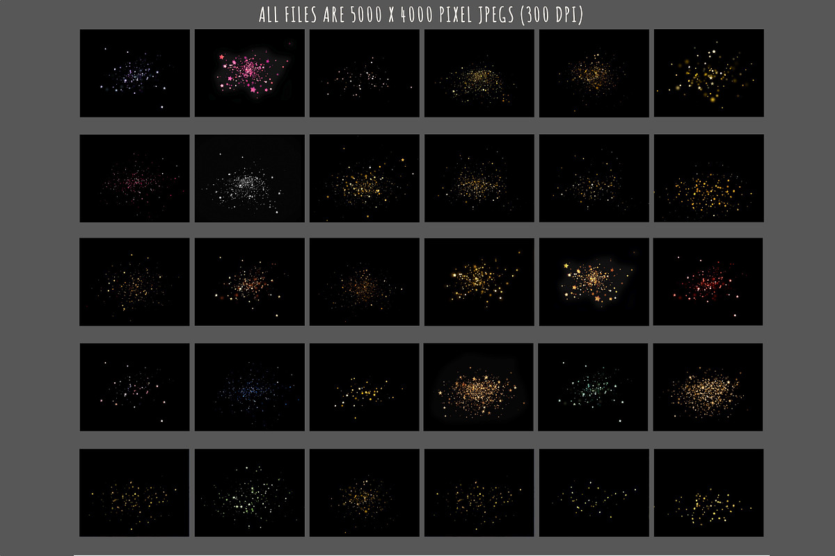 Blowing bokeh stars overlays, an Object Graphic by Paper Farms (Photo 5 of 6)