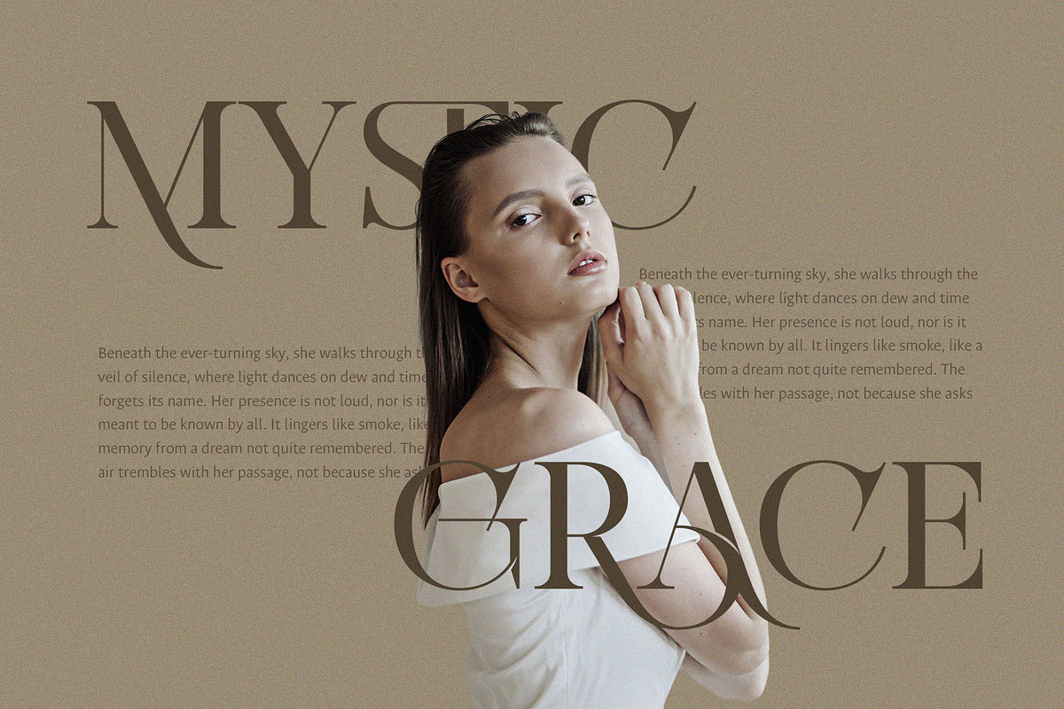 Rikatin – Stylish Display Serif Font, a Serif Font by BrandSemut (Photo 2 of 8)