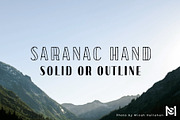Saranac Hand, a Font by McLetters (Thumbnail 1 of 8)