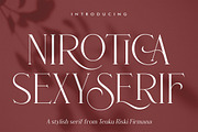 Nirotica, a Serif Font by TRF Fonts (Thumbnail 1 of 19)