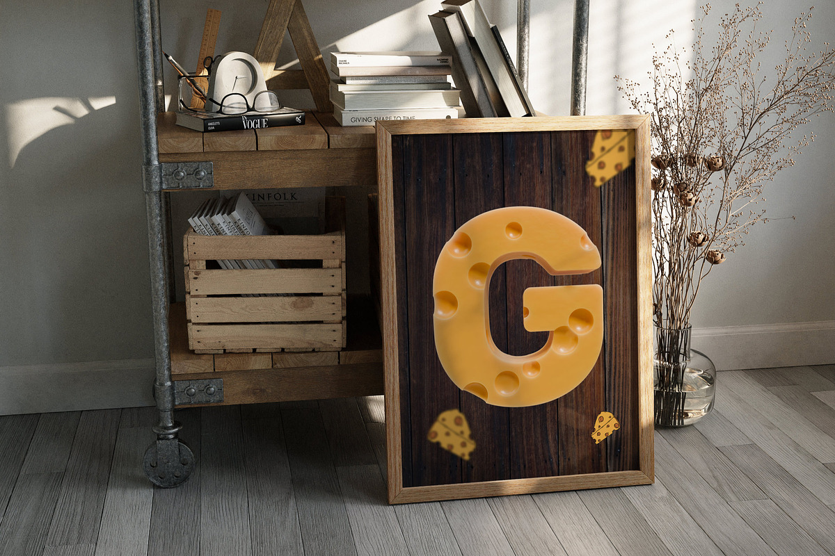 Tasty Cheese Font, a Sans Serif Font by itefan Studio (Photo 5 of 5)
