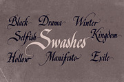 Ravens Choir, a Blackletter Font by Misprinted Type (Thumbnail 8 of 9)