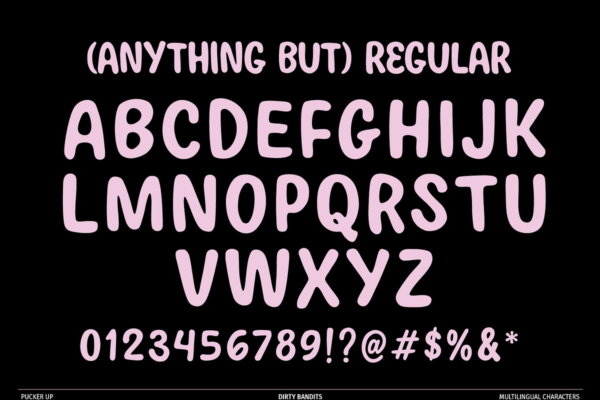 Pucker Up, a Handwritten Font by Dirty Bandits Type (Photo 4 of 11)