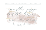 Bluebells Script, a Script Font by Susan Brand Design (Thumbnail 6 of 9)