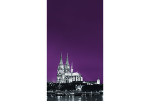 Cologne, Germany. Night View Of, an Architecture Photo by Our Amazing World