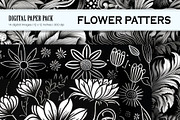 Floral Patterns 04. Digital Paper, a Texture Illustration by KENO Mascots (Thumbnail 2 of 3)