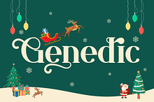 Genedic - Christmas Font