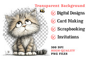 Spring Cat Whimsical Clipart Bundle, an Illustration by Dream Creation (Thumbnail 6 of 6)