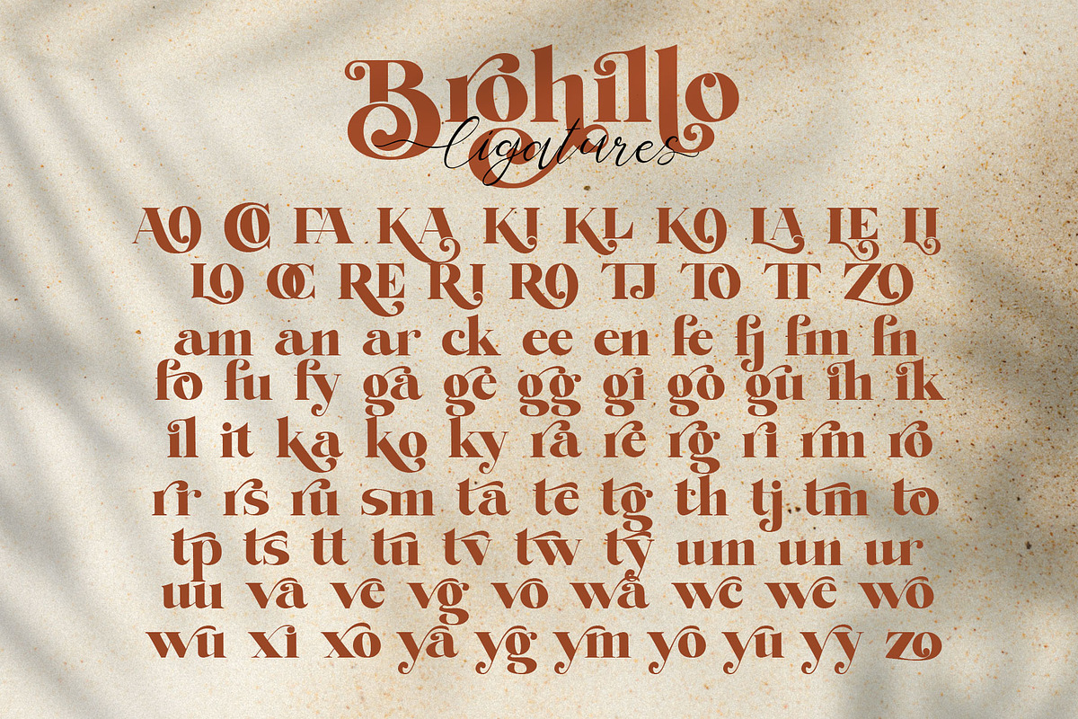 Brohillo Font Duo, a Script Font by alit design (Photo 26 of 30)