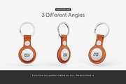 AirTags with Keychain Mockup Set, a Wearable Device Mockup by Country4k (Thumbnail 4 of 4)