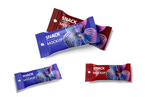 Snack Packaging Mockup