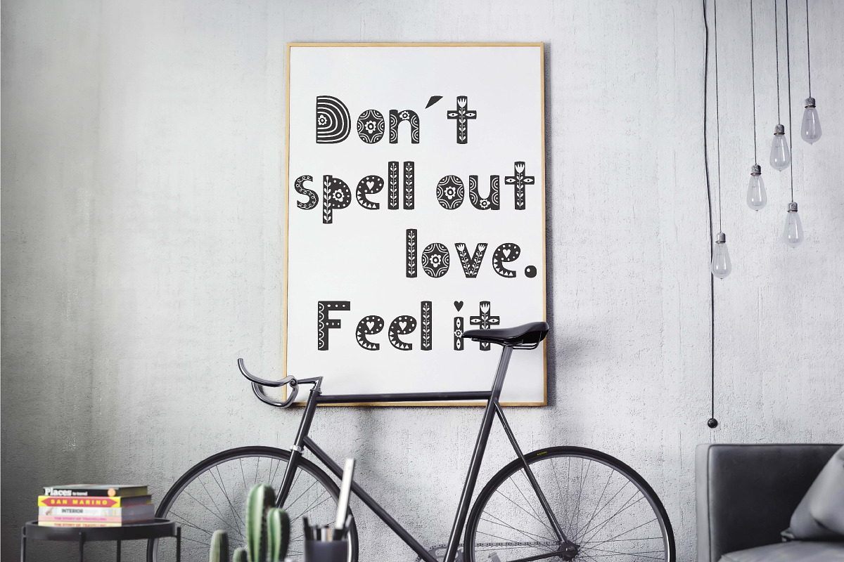 Hygge Scandinavian font preview 7