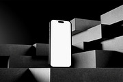 iPhone Mockup Dark Scene, an iPhone Mockup by Farabion Studio (Thumbnail 2 of 2)