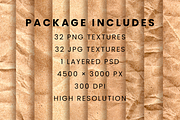 Natural Crumpled Kraft Paper Texture, a Texture Graphic by Ary_ngeblur (Thumbnail 7 of 7)