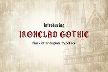 Ironclad Gothic Blackletter