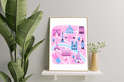 Paris Map Creator, a Decorative Illustration by Great Glebsby (Thumbnail 5 of 7)