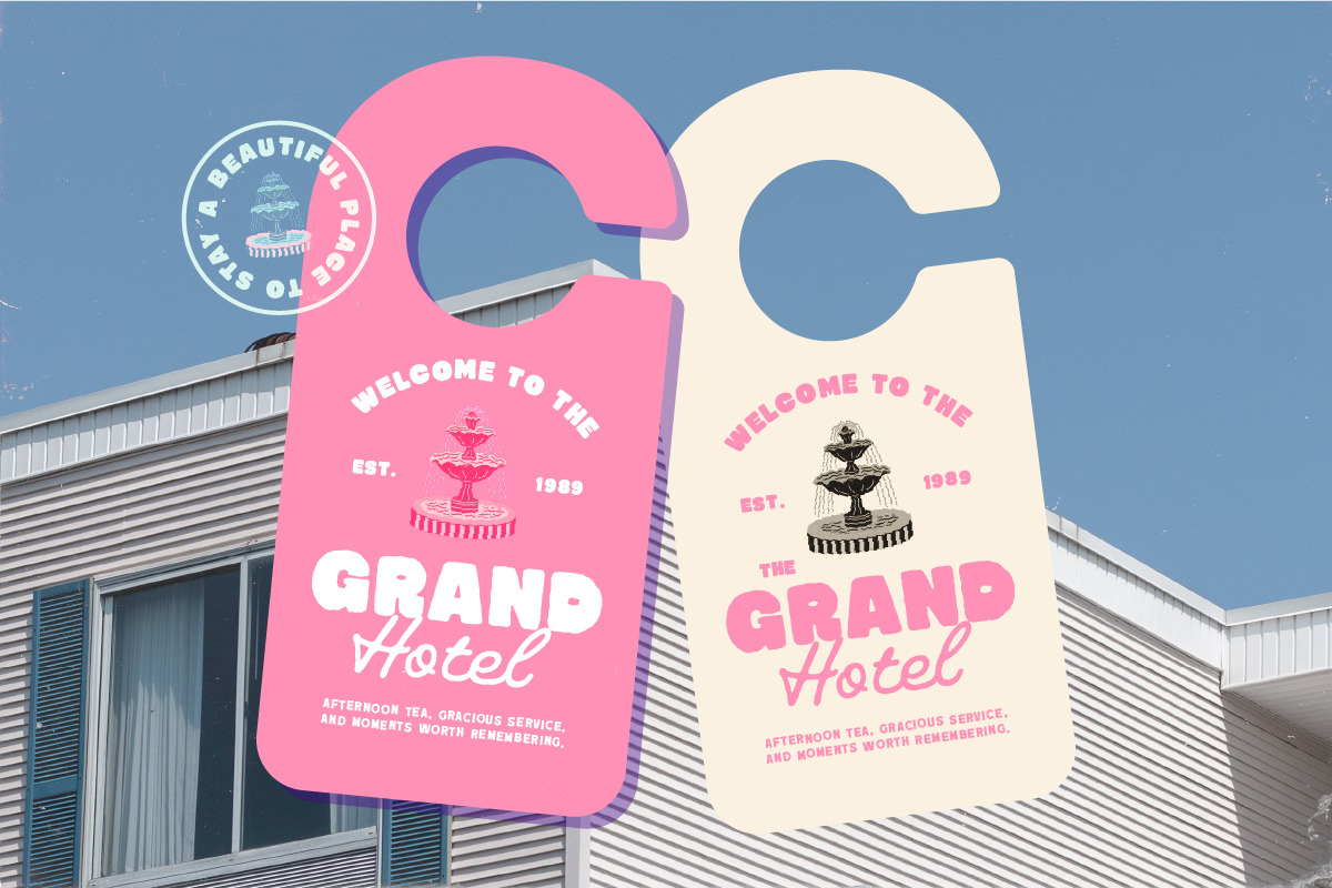 Bigman Smallman Funky Retro Font Duo, a Script Font by Letterhend Studio (Photo 5 of 11)