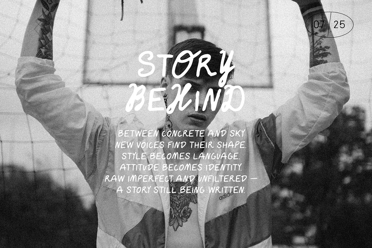 The Youth. RAW Handwritten Font, a Handwritten Font by dicreate (Photo 7 of 14)