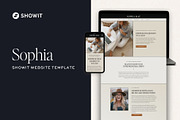 Modern Showit Website Template, a Websites & App Template by Monarch Design Co. (Thumbnail 1 of 9)